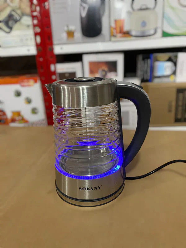 Sokany Electric Glass Kettle 2.2L