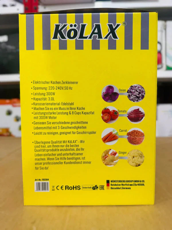 Kolax Electric Chopper 3L