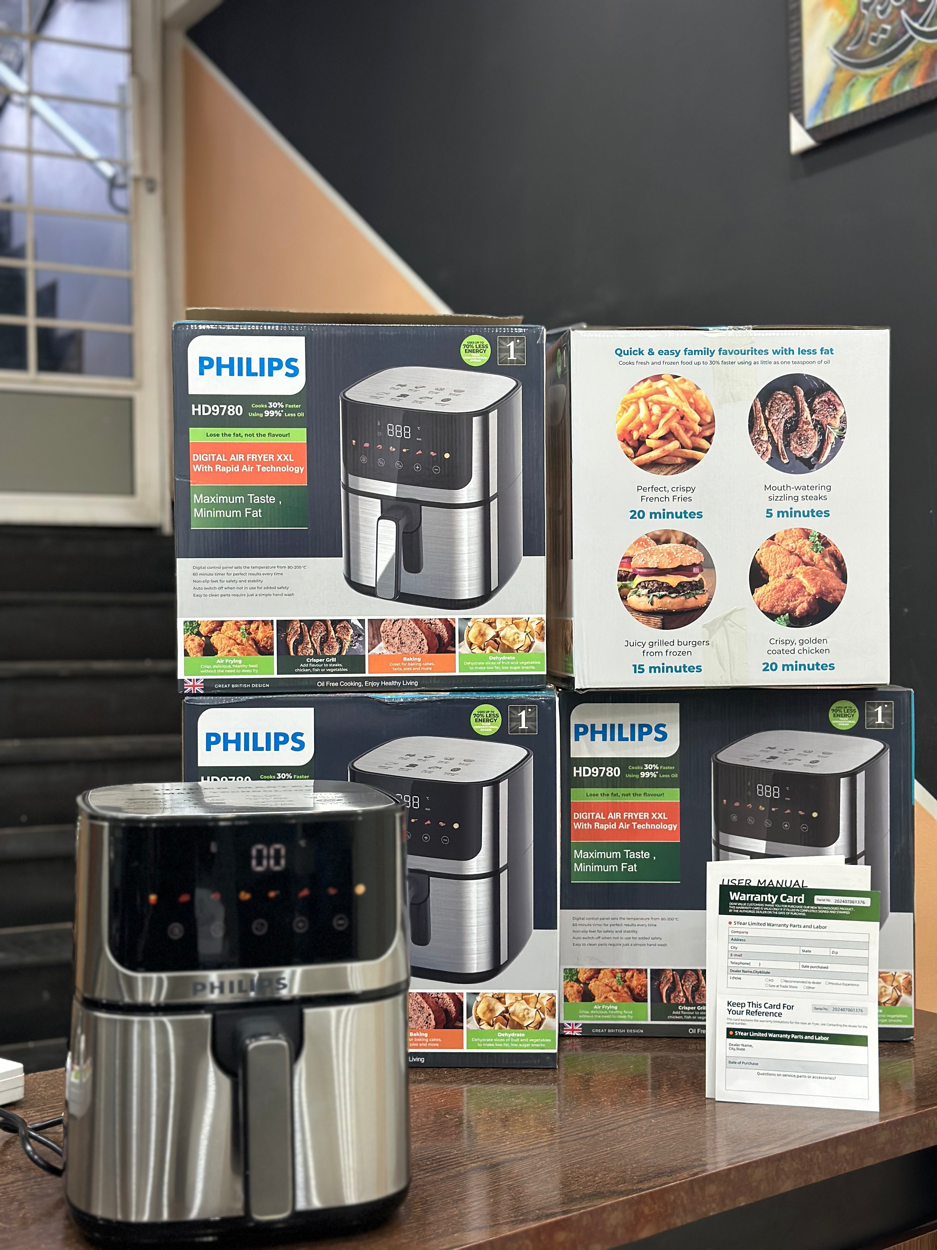 PHILIPS IMPORTED  AIR FRYER 5L HD9780