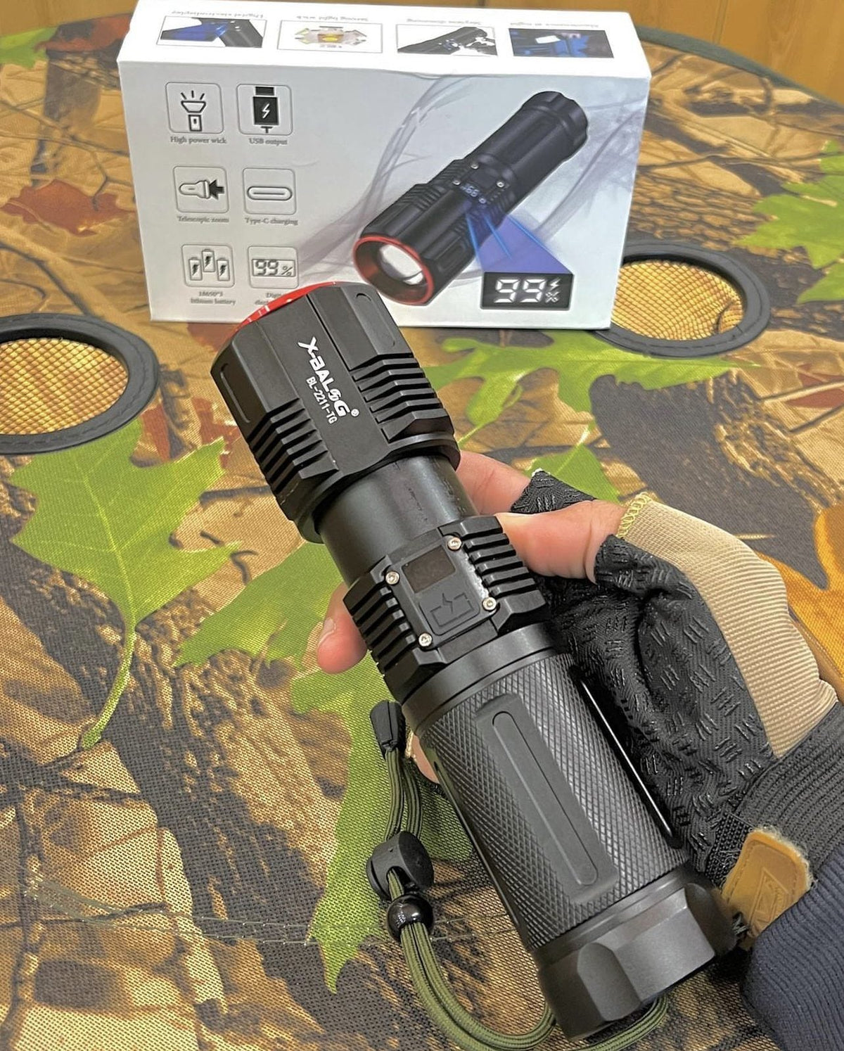 1.5 KM Range X-Balog Heavy Duty Torch