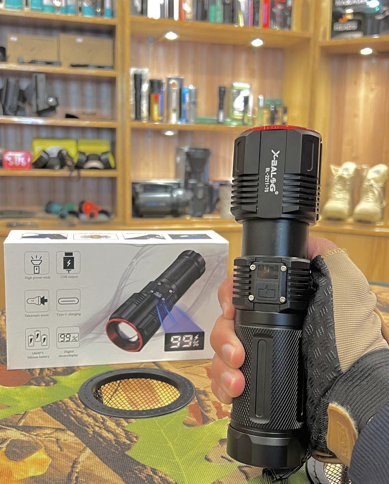 1.5 KM Range X-Balog Heavy Duty Torch