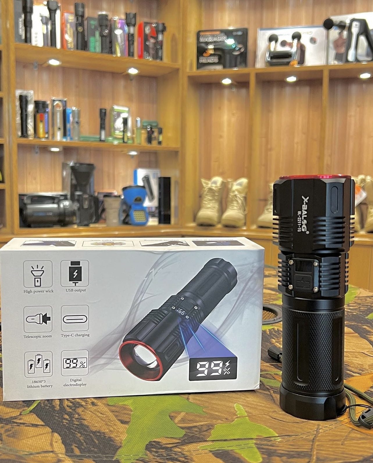 1.5 KM Range X-Balog Heavy Duty Torch