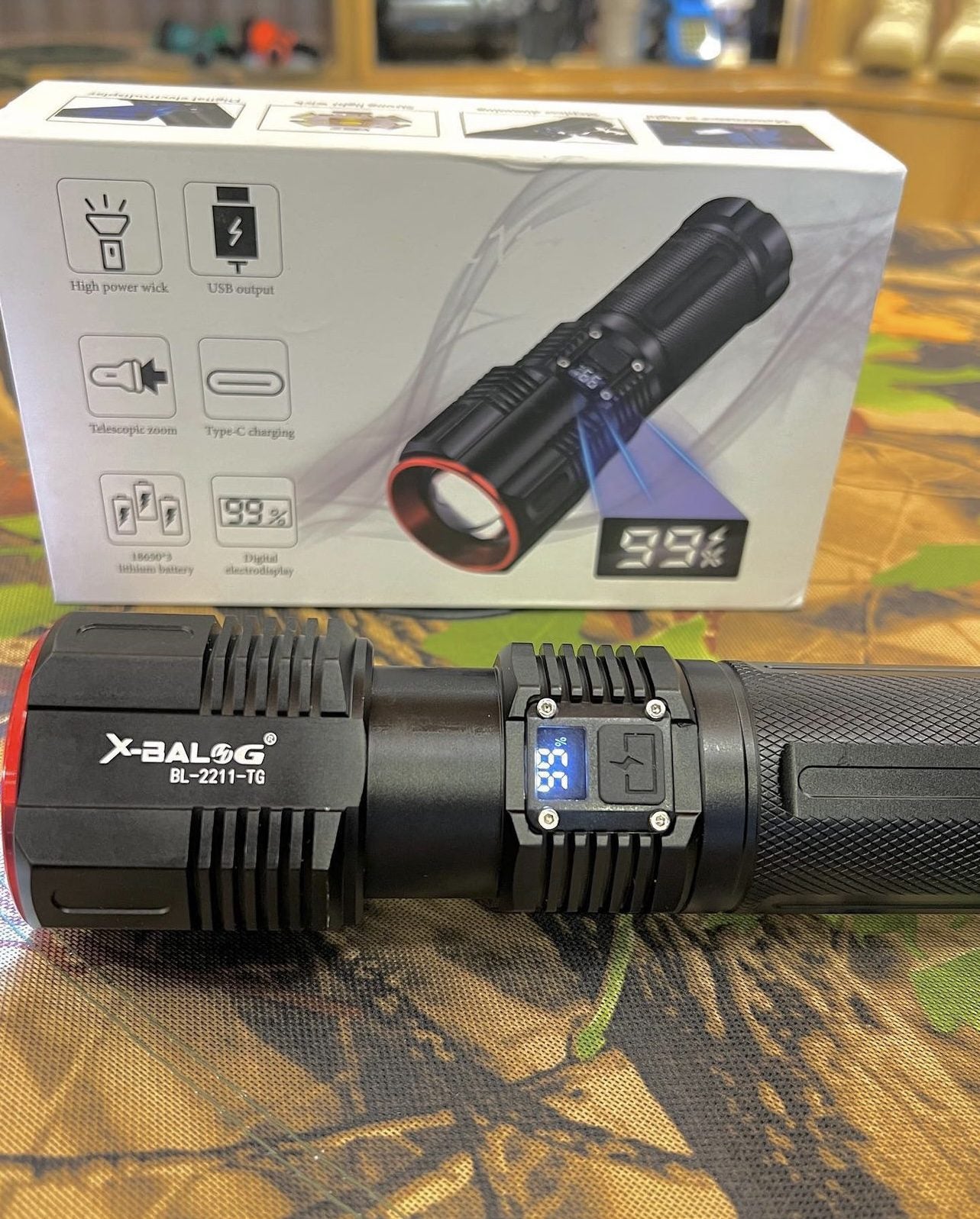 1.5 KM Range X-Balog Heavy Duty Torch