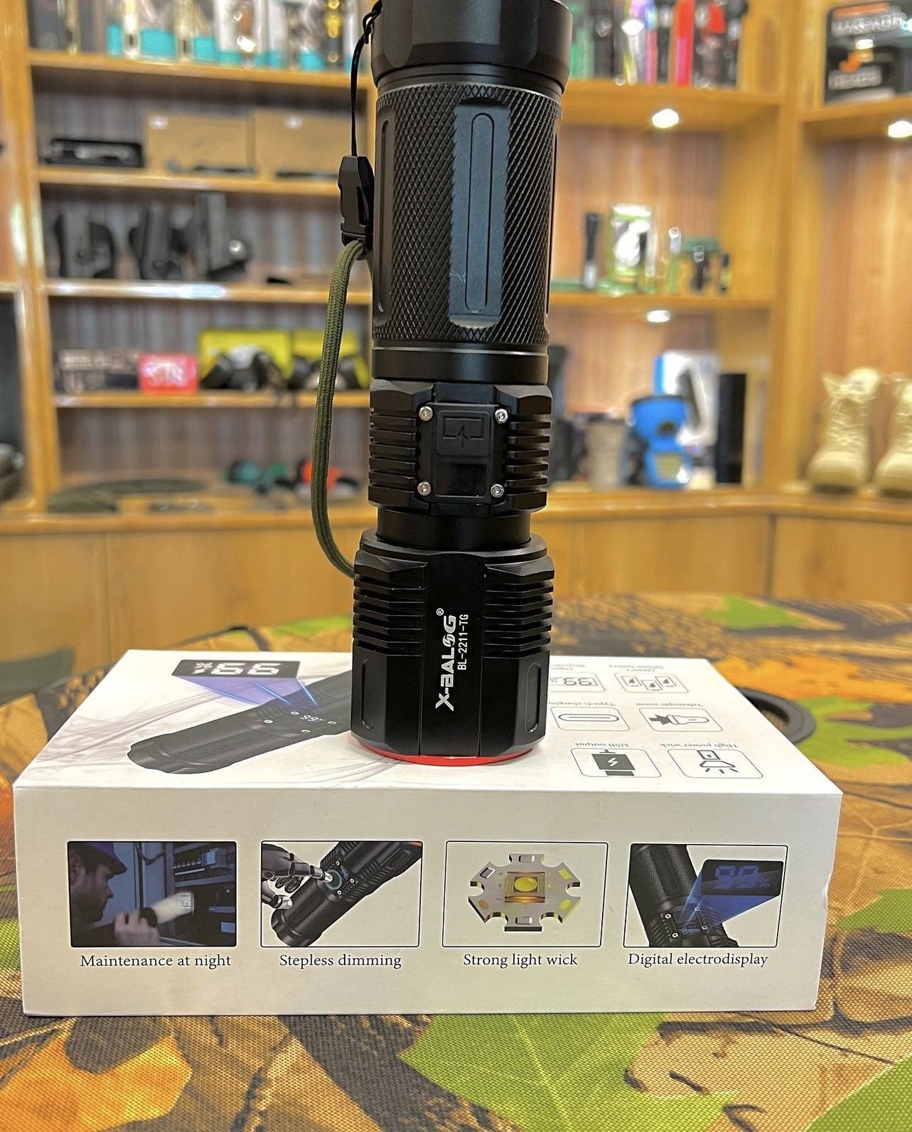 1.5 KM Range X-Balog Heavy Duty Torch