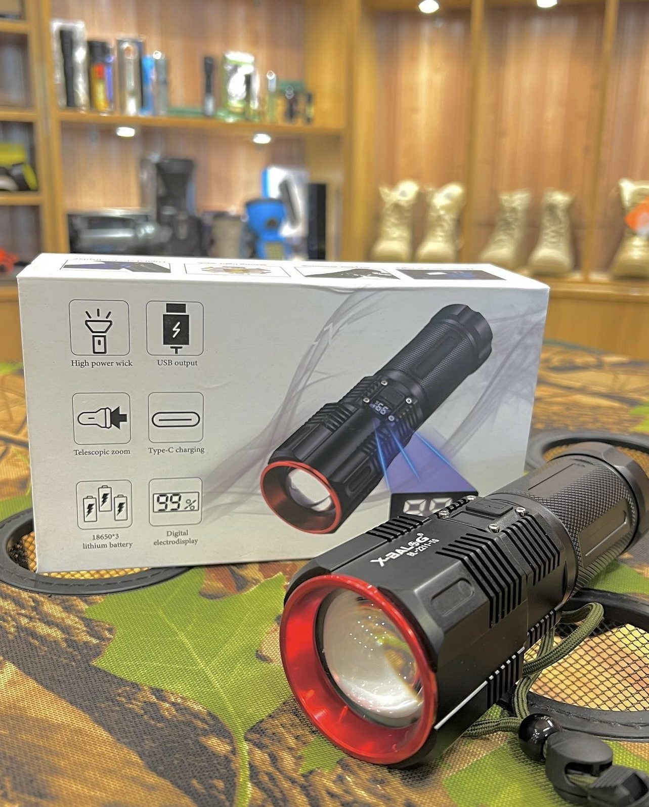 1.5 KM Range X-Balog Heavy Duty Torch