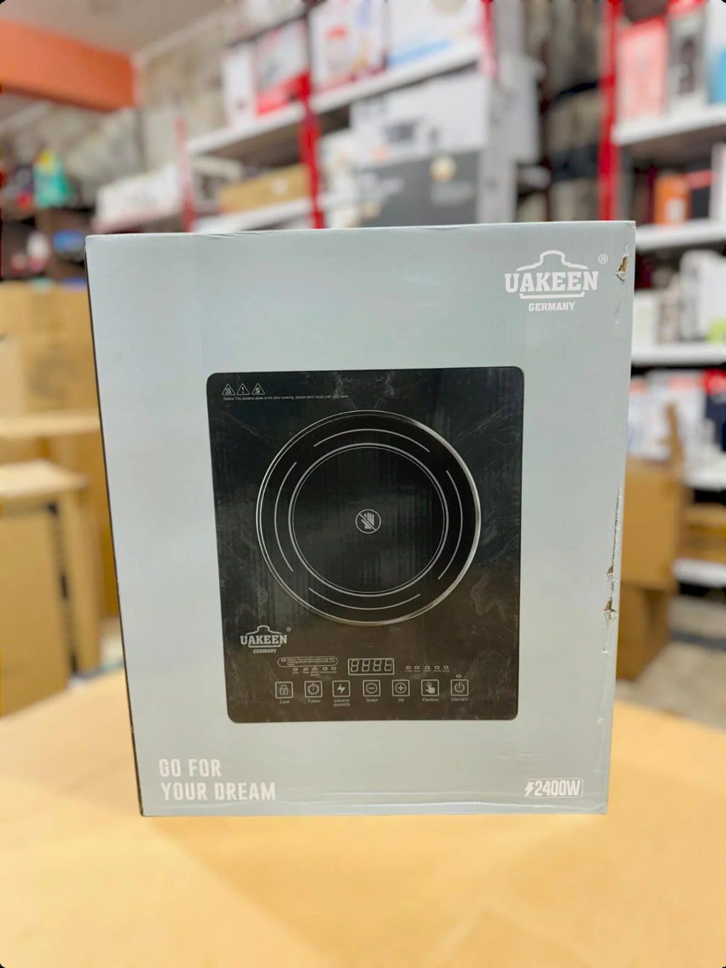 Germany Imported Uakeen Crystal Glass Hot plate ZL-2604