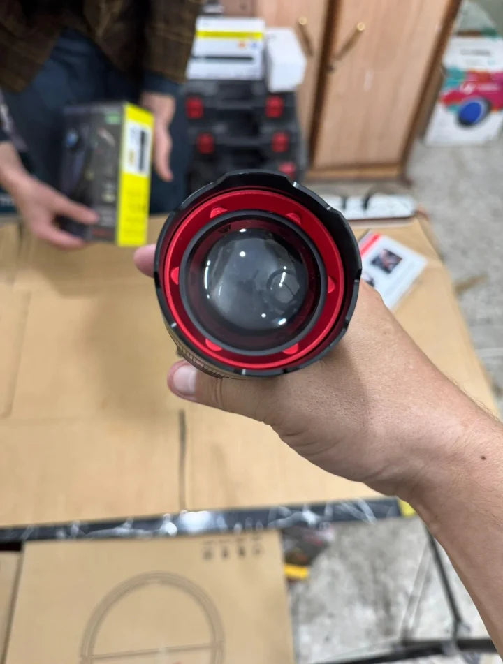 Lot Imported COBA High Beam Led Flashlight With 2-3 km Range