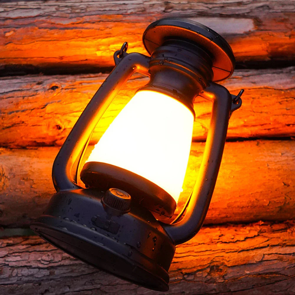 Vintage Solar Lantern Light