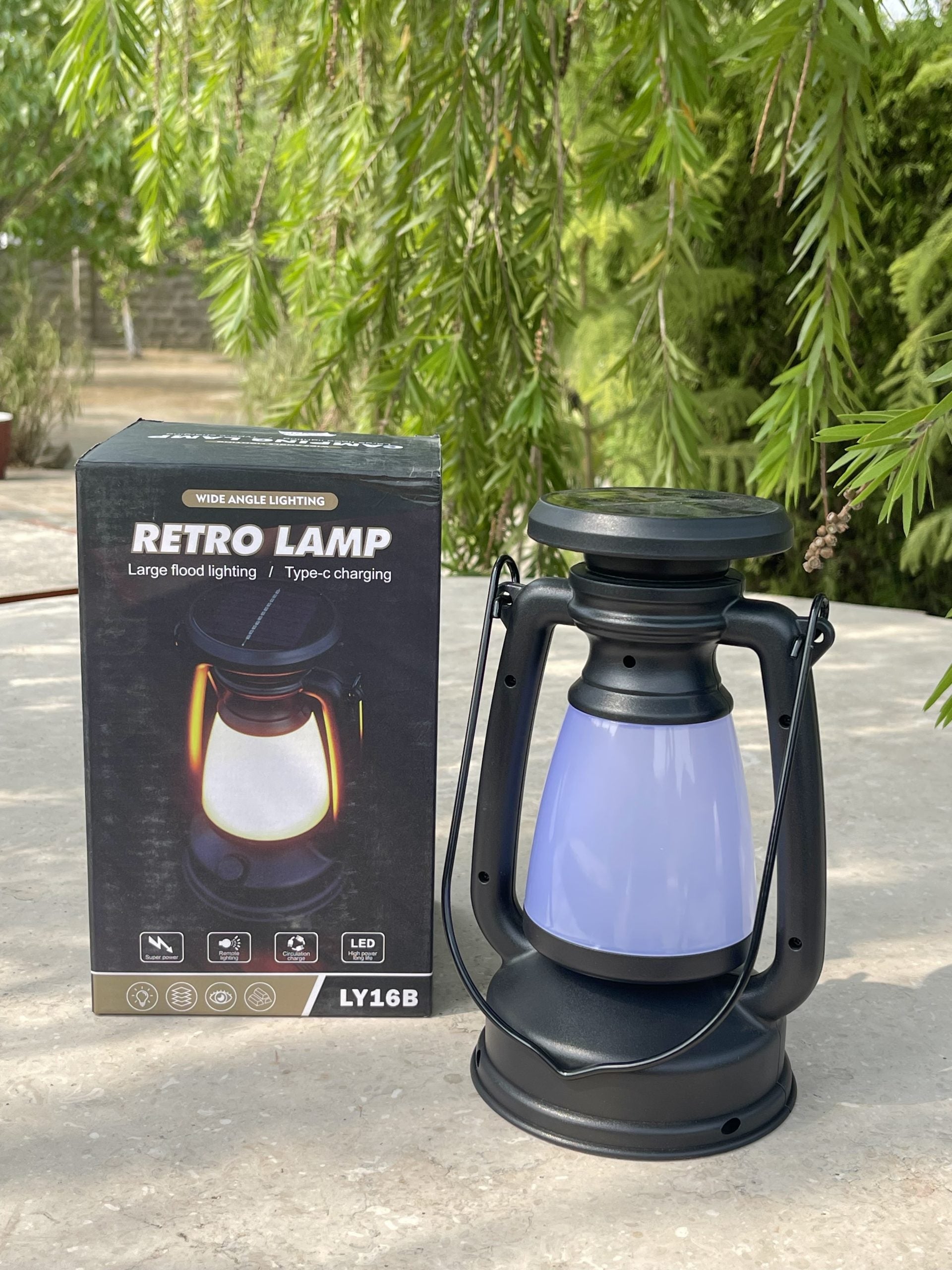Vintage Solar Lantern Light
