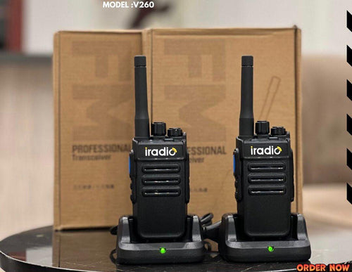 iRADIO WALKIE TALKIE PAIR V260