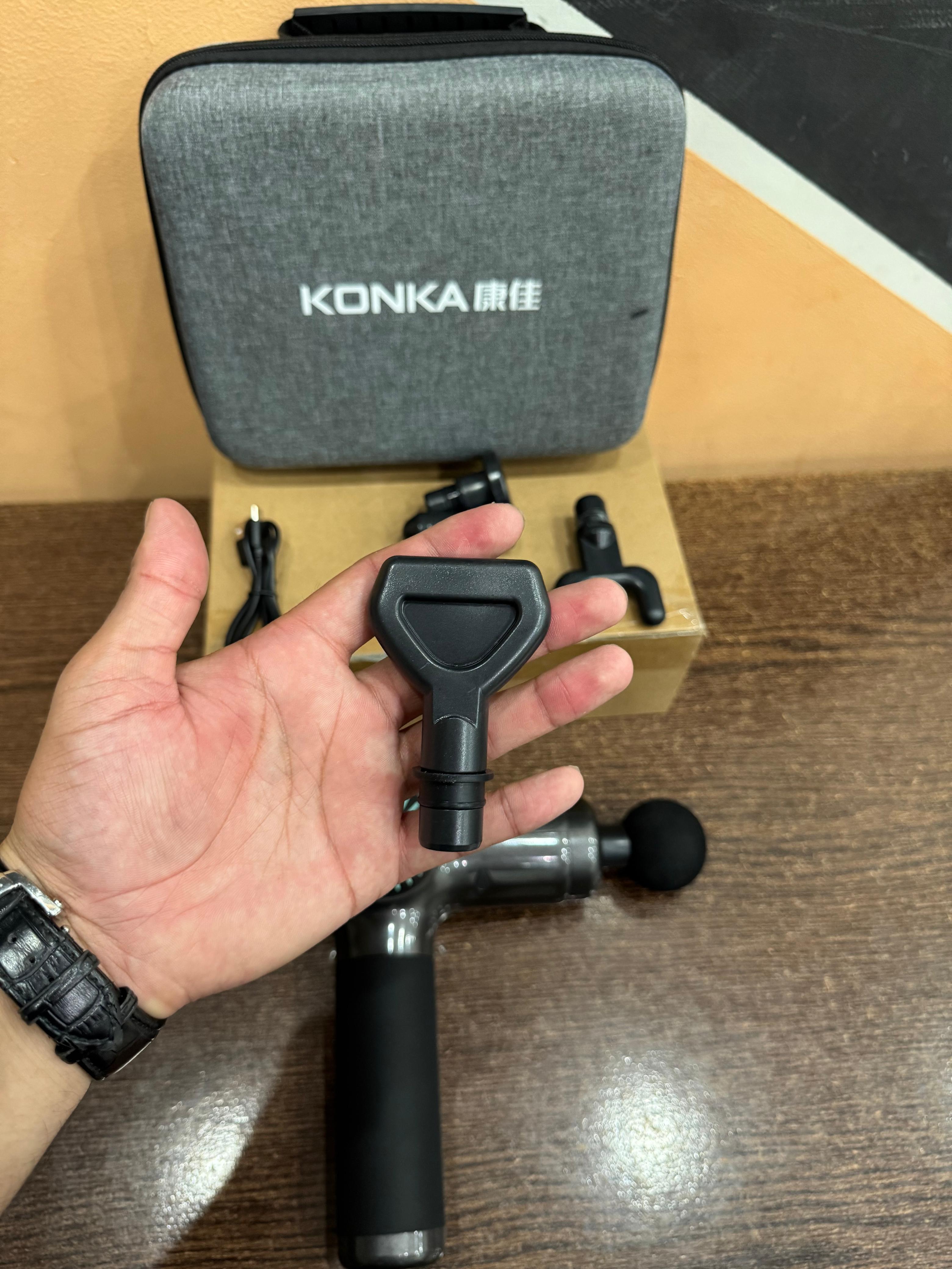 Konka Handheld Muscle Massager – 30-Speed & 5 Heads