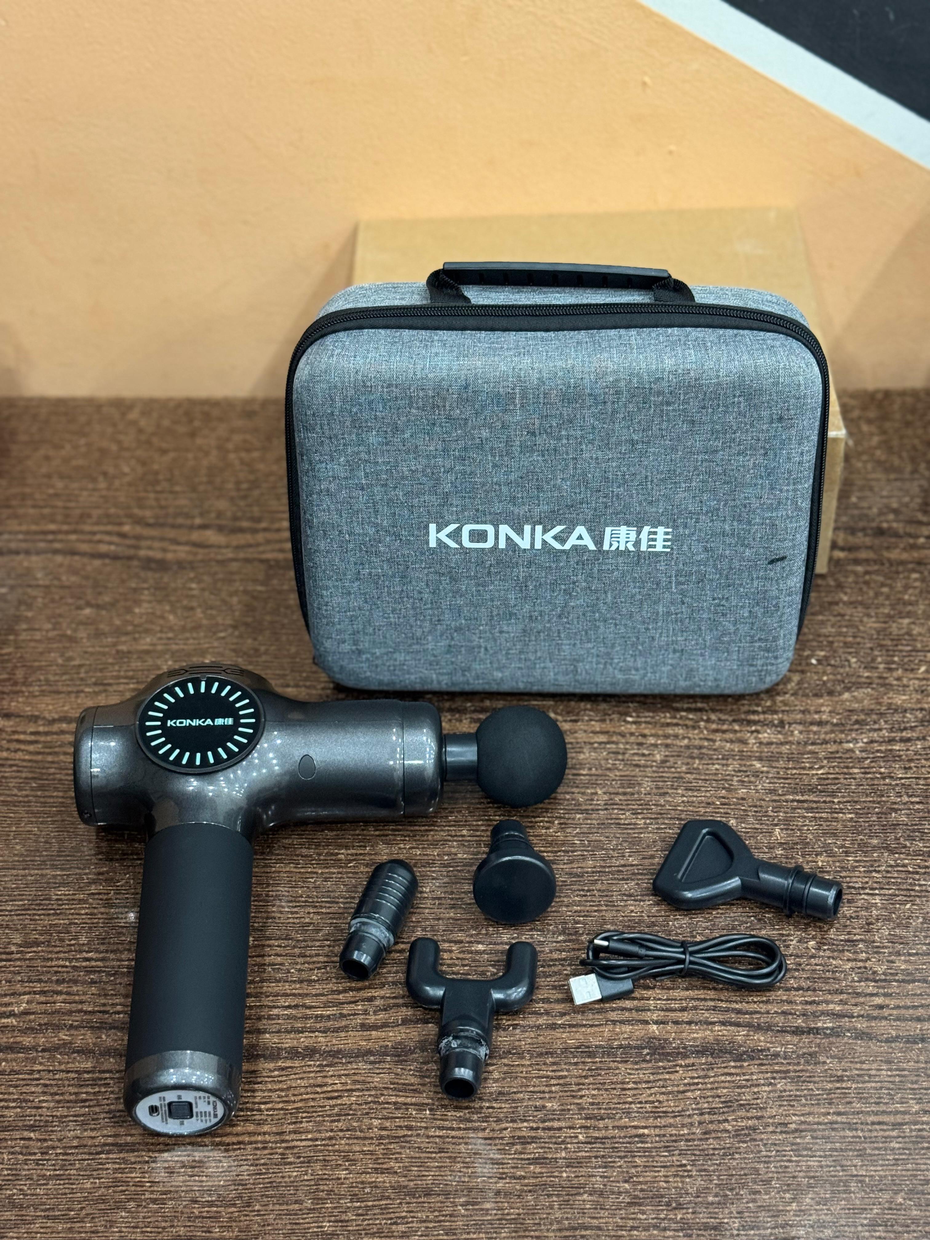 Konka Handheld Muscle Massager – 30-Speed & 5 Heads