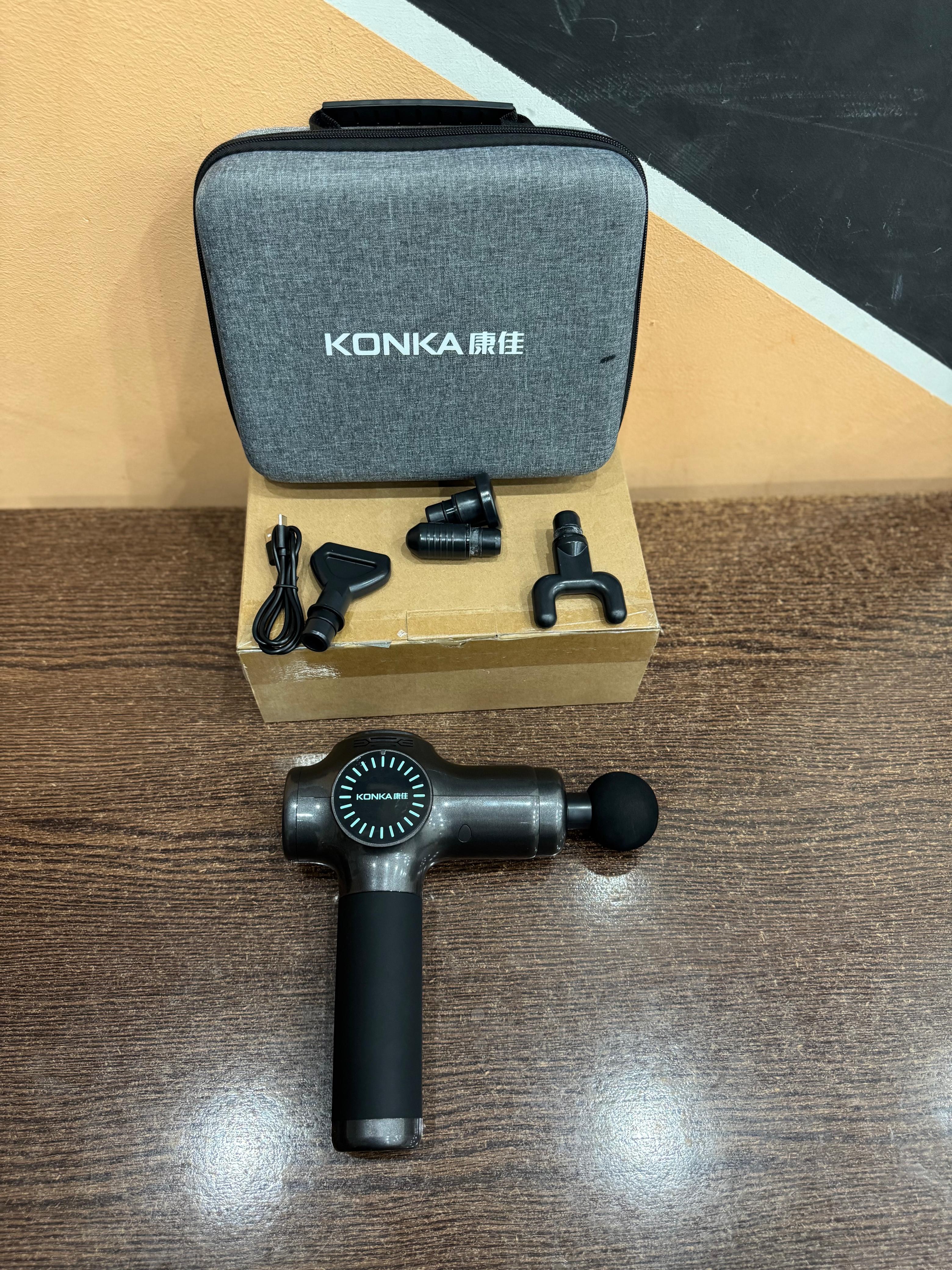 Konka Handheld Muscle Massager – 30-Speed & 5 Heads