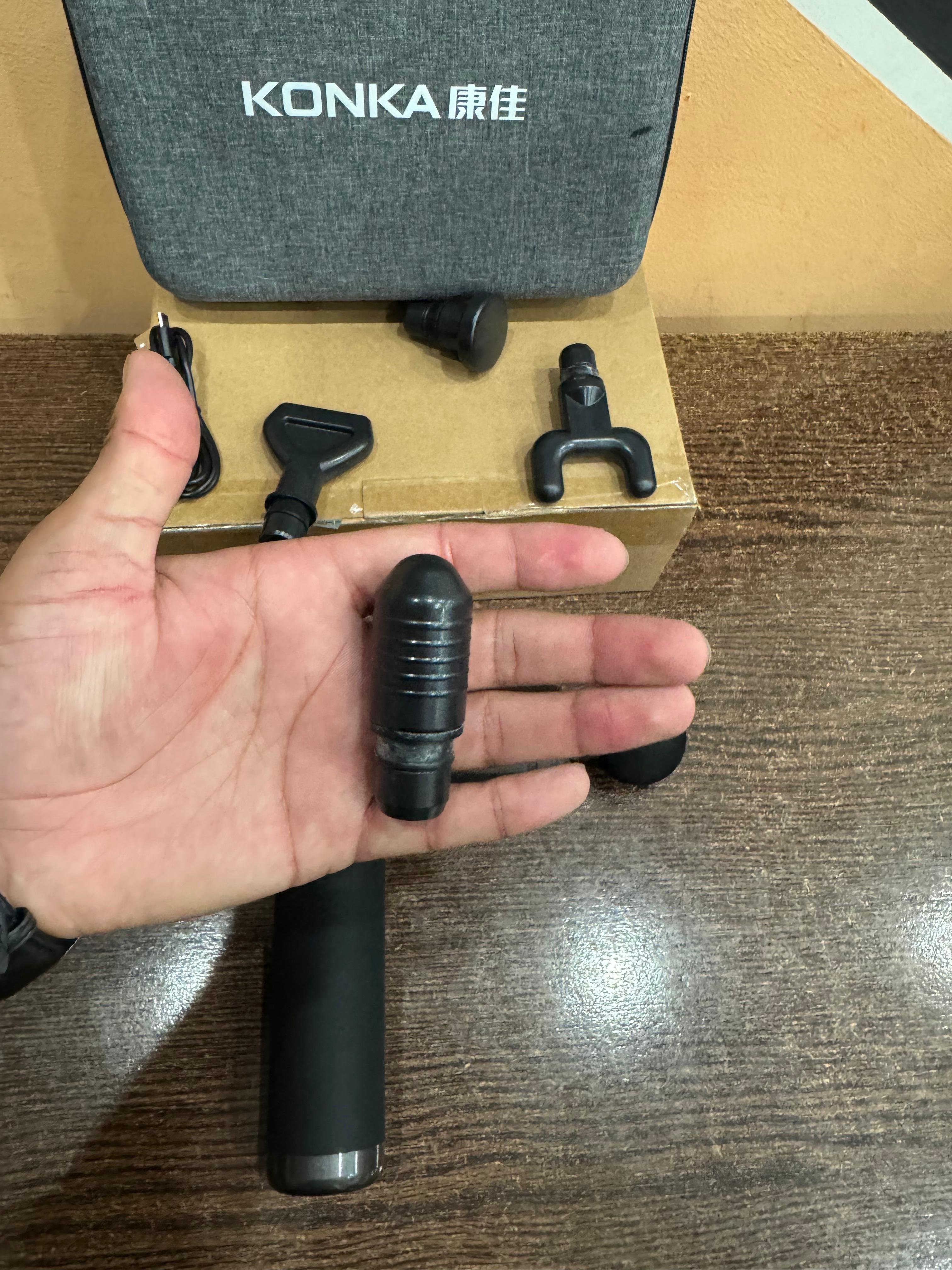 Konka Handheld Muscle Massager – 30-Speed & 5 Heads