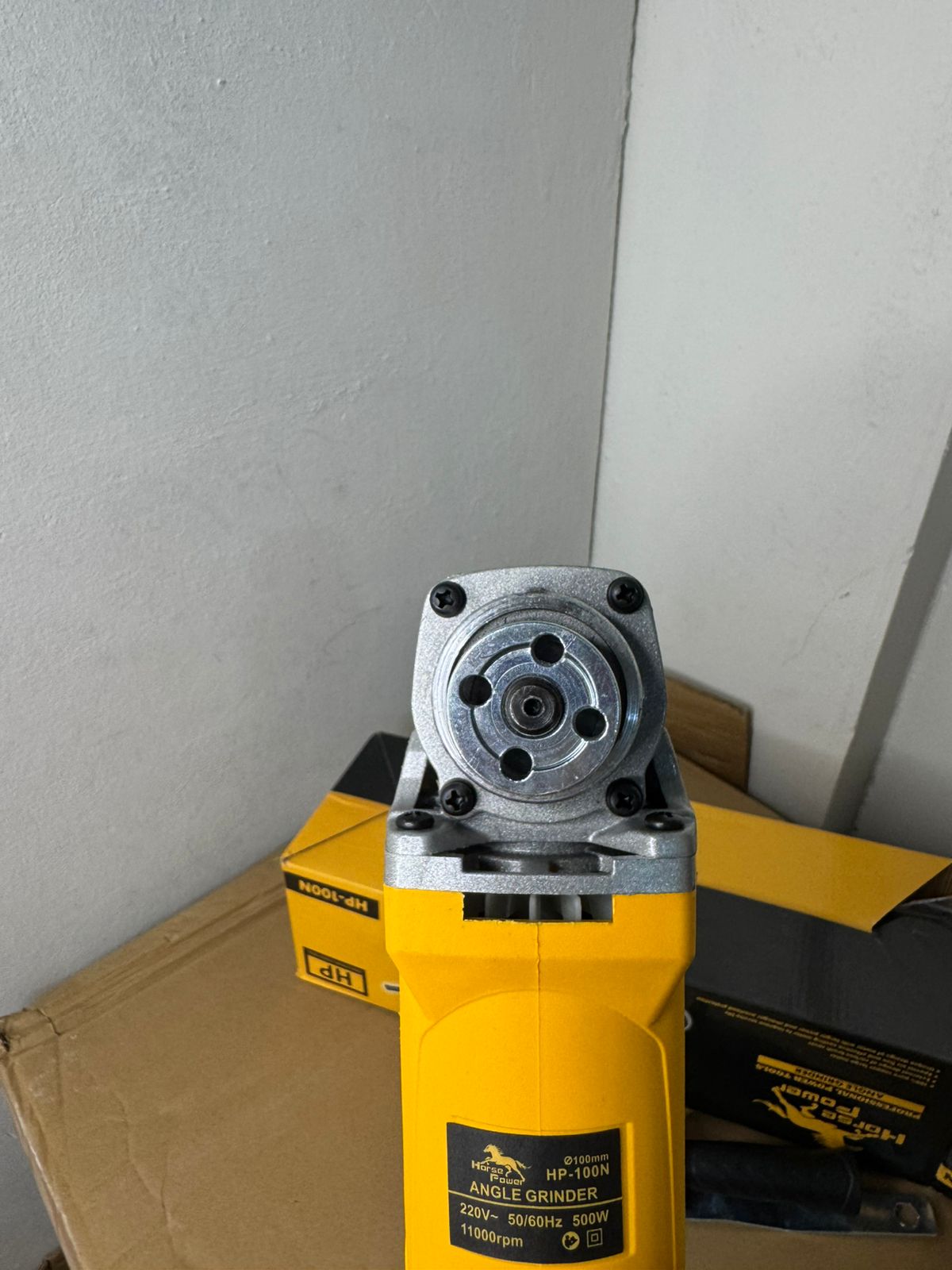 Heavy-Duty Electric Angle Grinder With Soft Grip