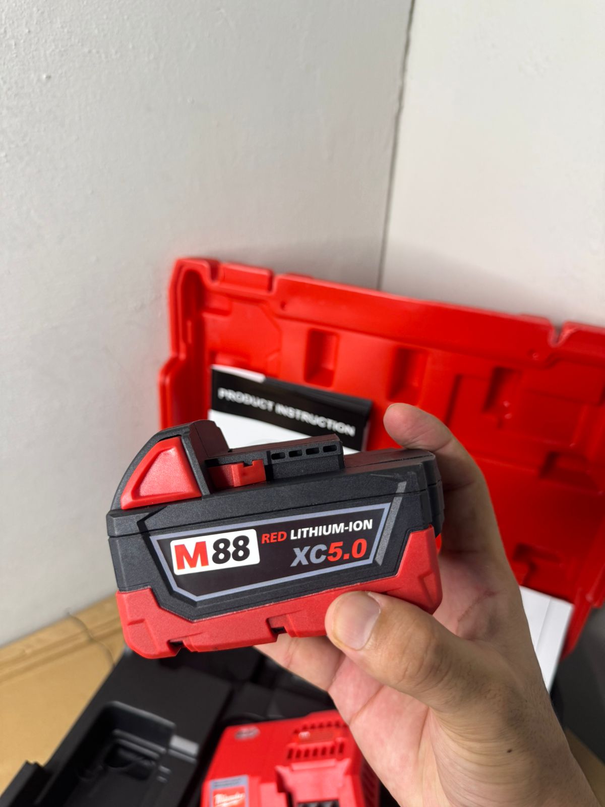 Milwaukee 88V High-Torque Brushless Drill with Dual Batteries