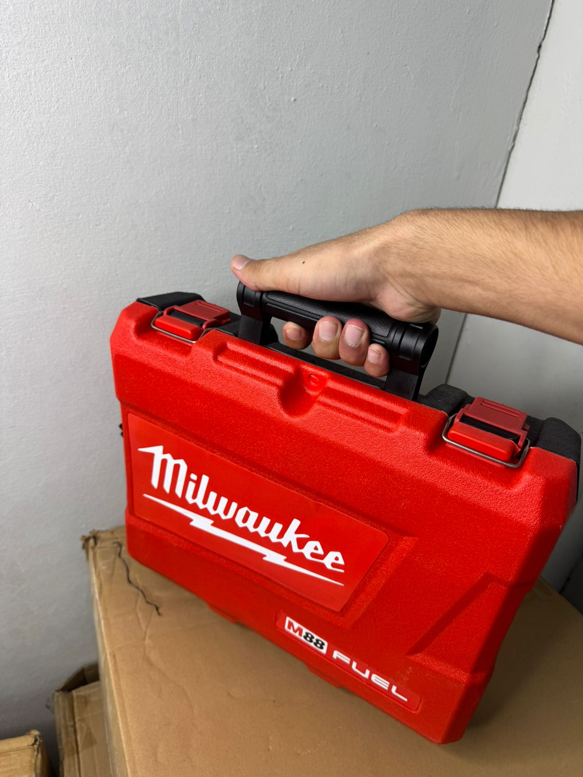 Milwaukee 88V High-Torque Brushless Drill with Dual Batteries