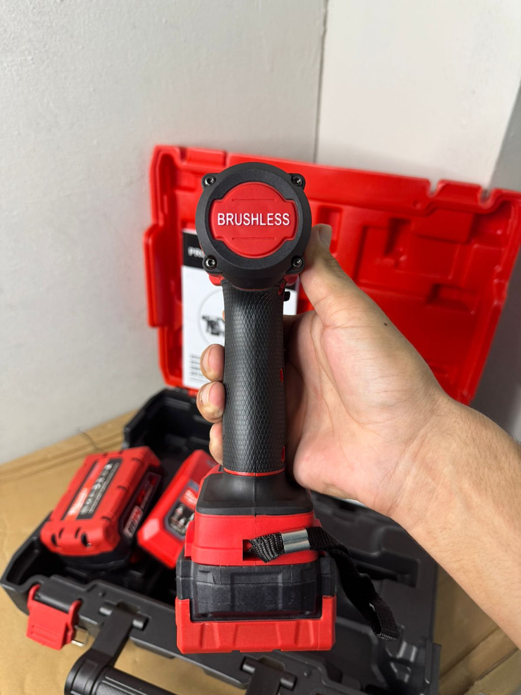 Milwaukee 88V High-Torque Brushless Drill with Dual Batteries