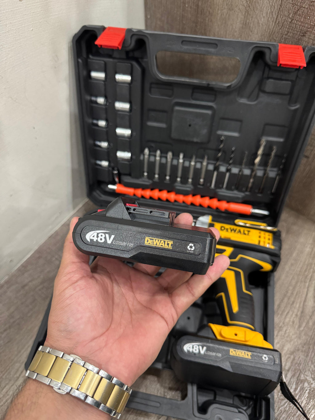 DEWALT 48v Cordless Drill Set