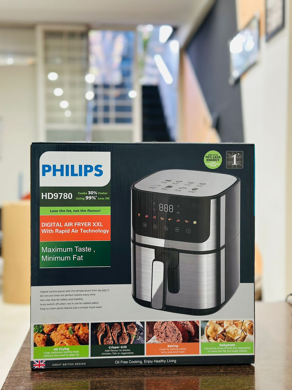 PHILIPS IMPORTED  AIR FRYER 5L HD9780