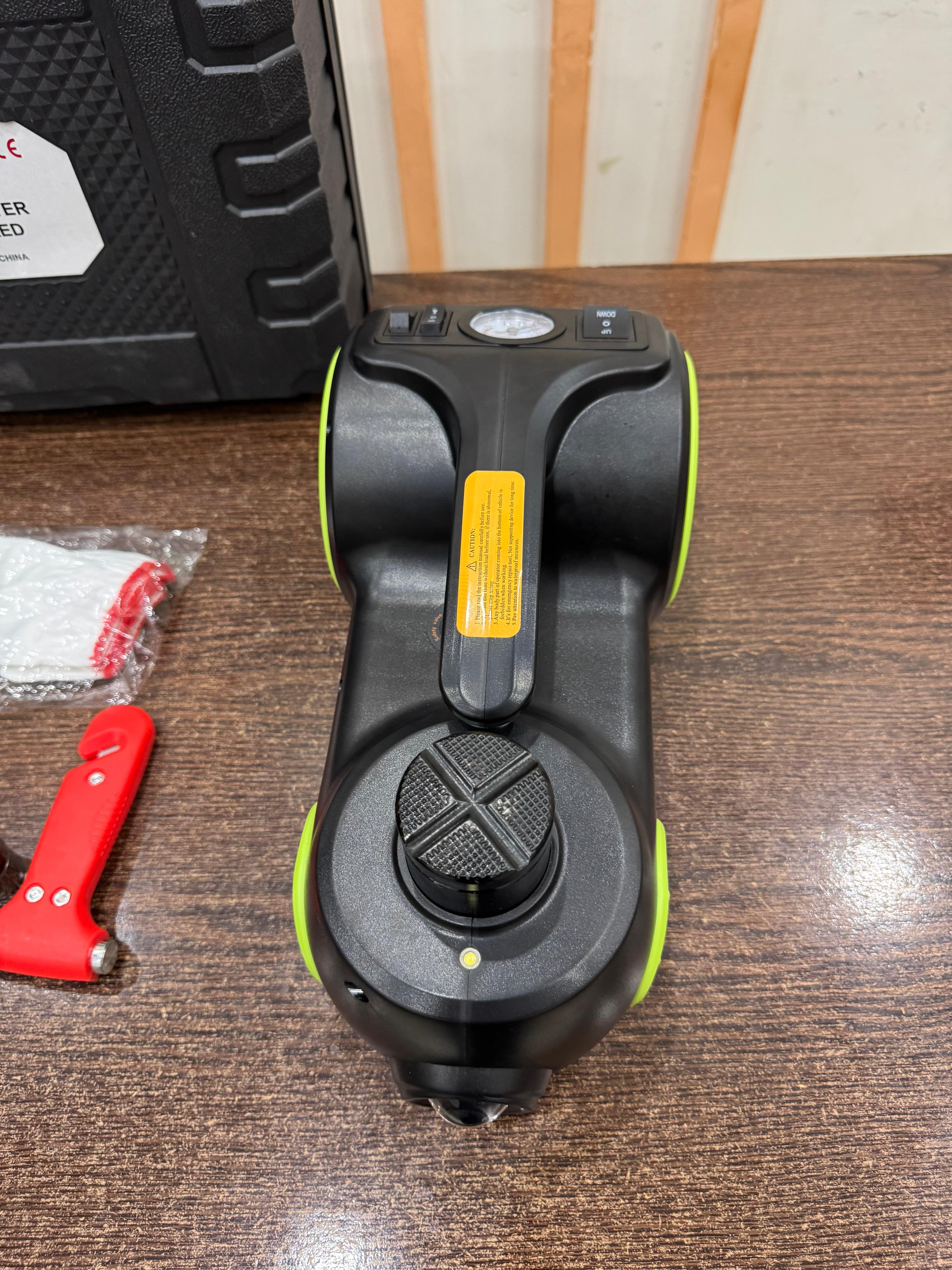 Imported 12V 3-in-1 Car Jack, Compressor & Electric Wrench Set