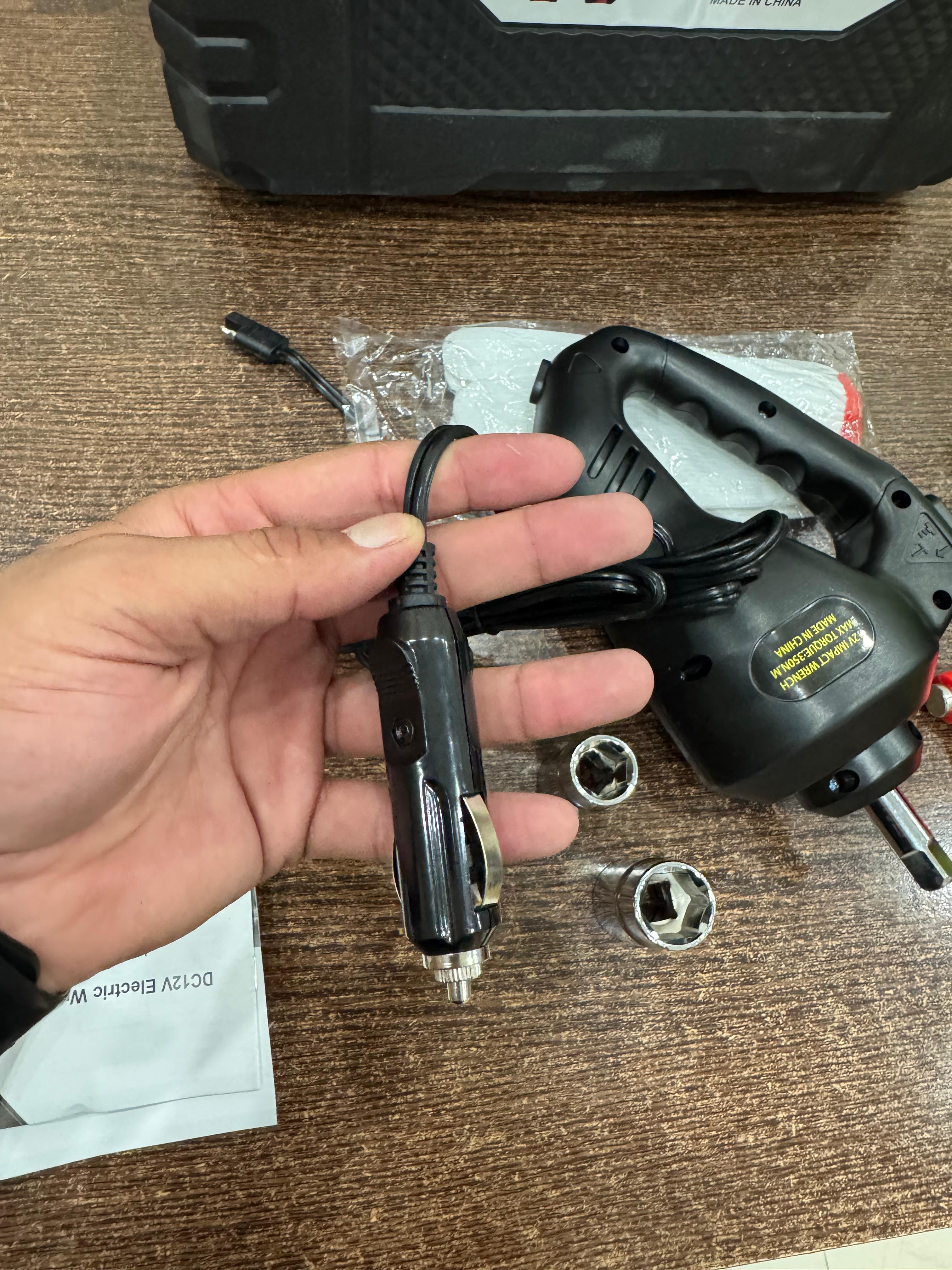 Imported 12V 3-in-1 Car Jack, Compressor & Electric Wrench Set