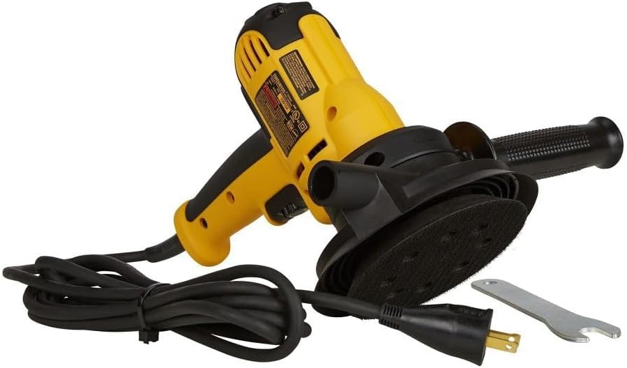 DEWALT Disk Polisher 700 W  5" Variable Speed Disc Sander with Dust Shroud