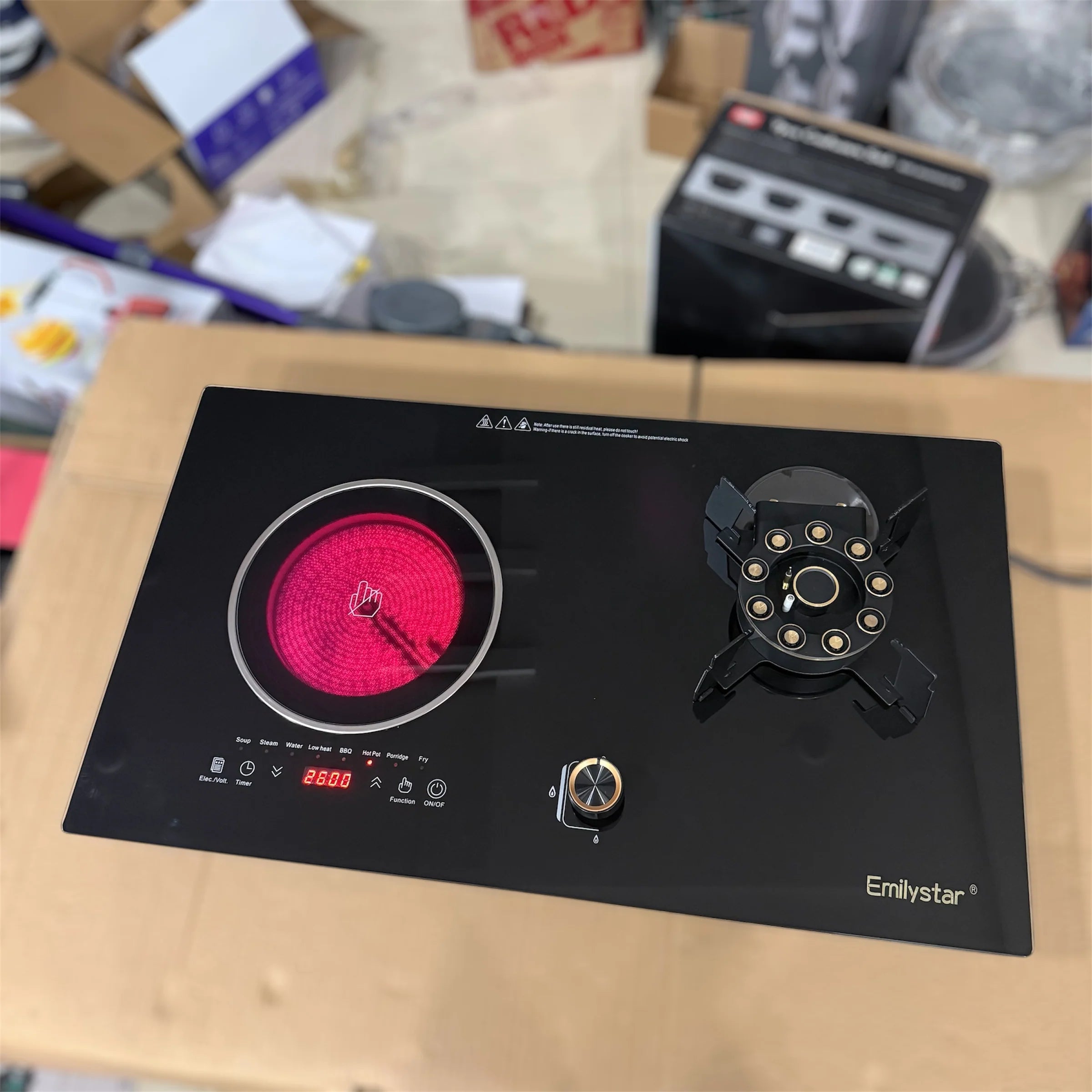 Imported Emilystar 2 in 1 Gas & Electric Stove