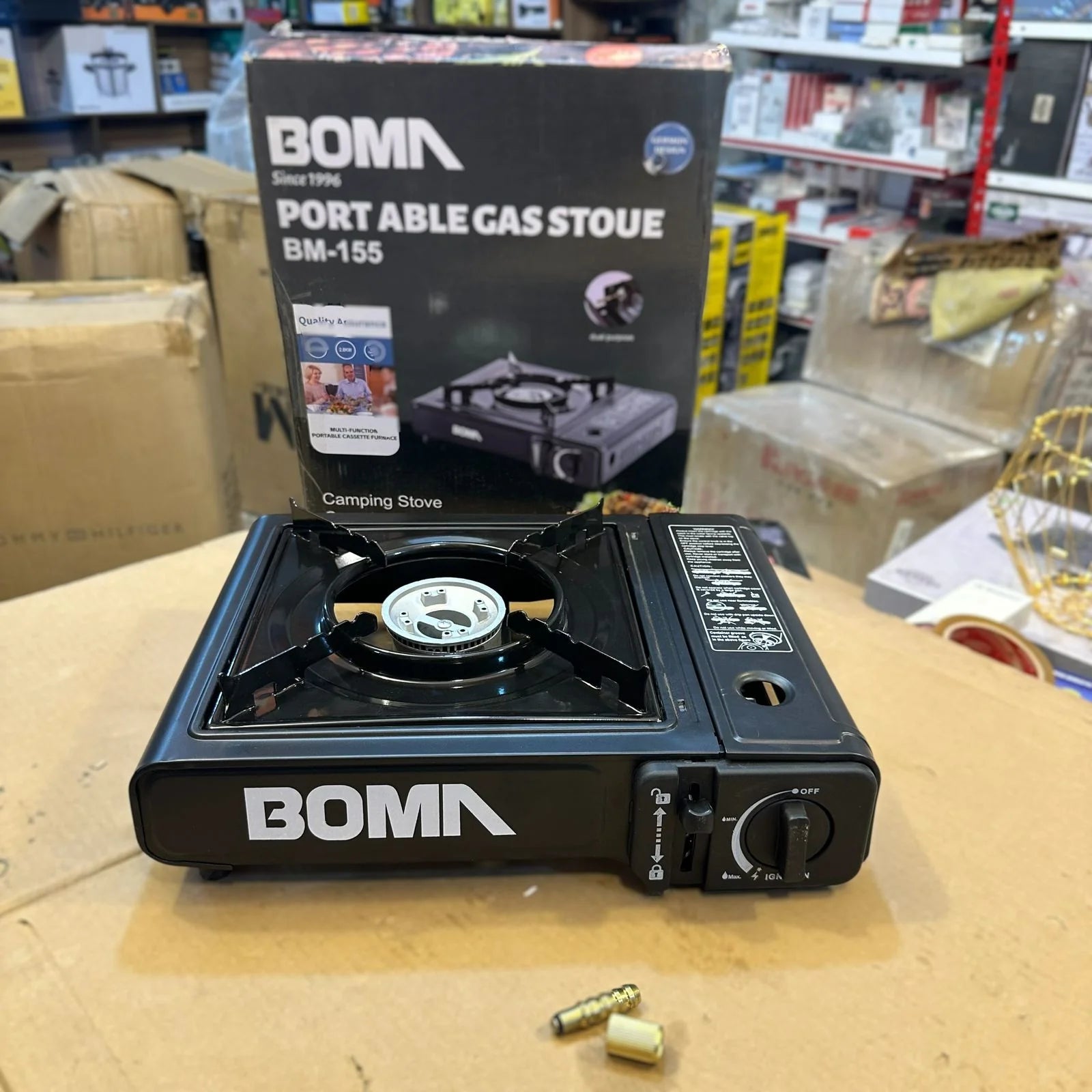 ORIGINAL Boma Portable Camping Gas Stove BM-155