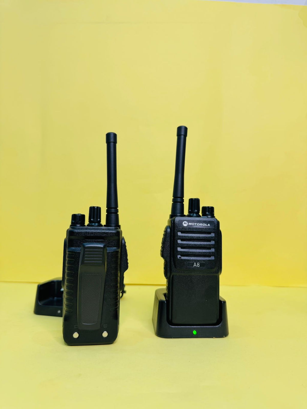 MOTOROLA A8 WALKIE TALKIE PAIR