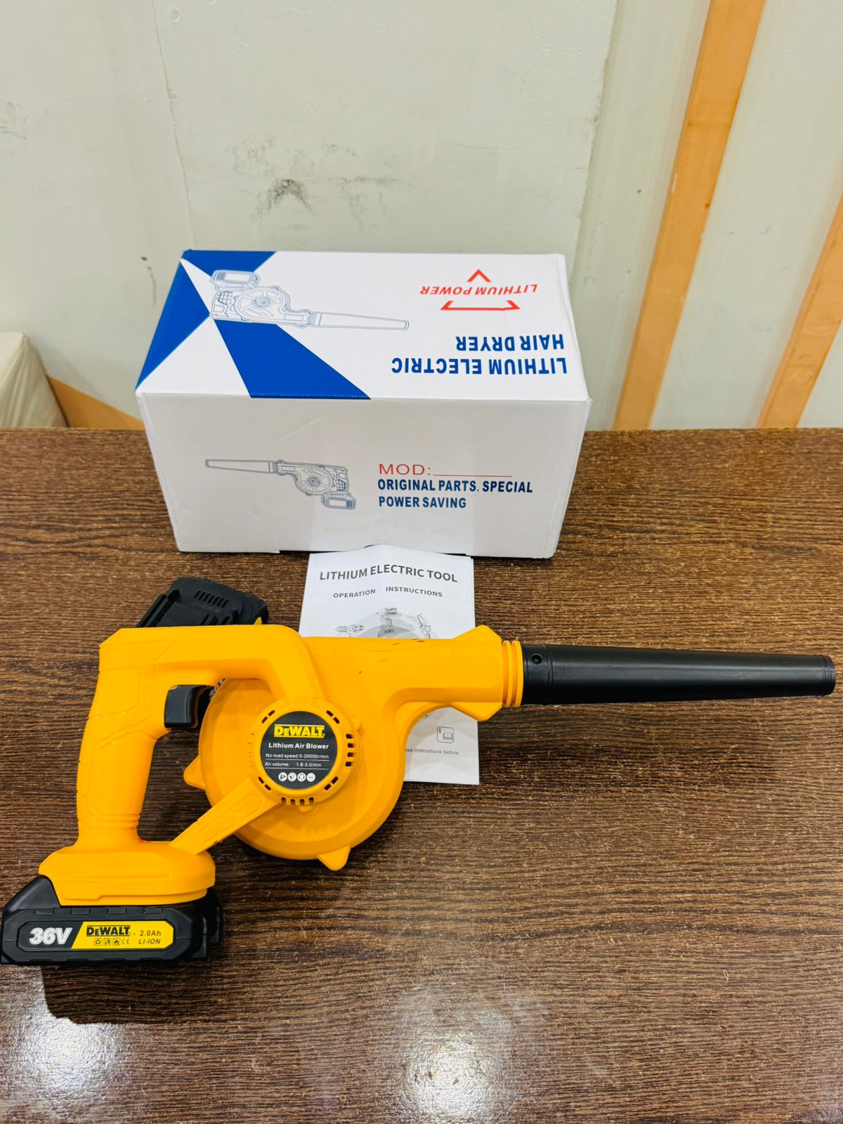 DEWALT AIR BLOWER 36V