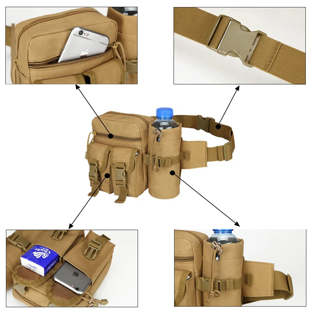 Waist Pouch With Bottle Holder