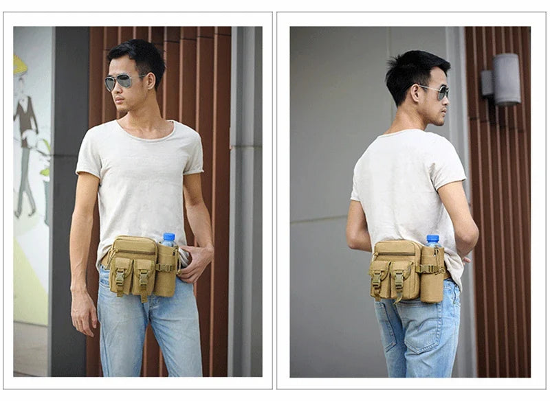 Waist Pouch With Bottle Holder