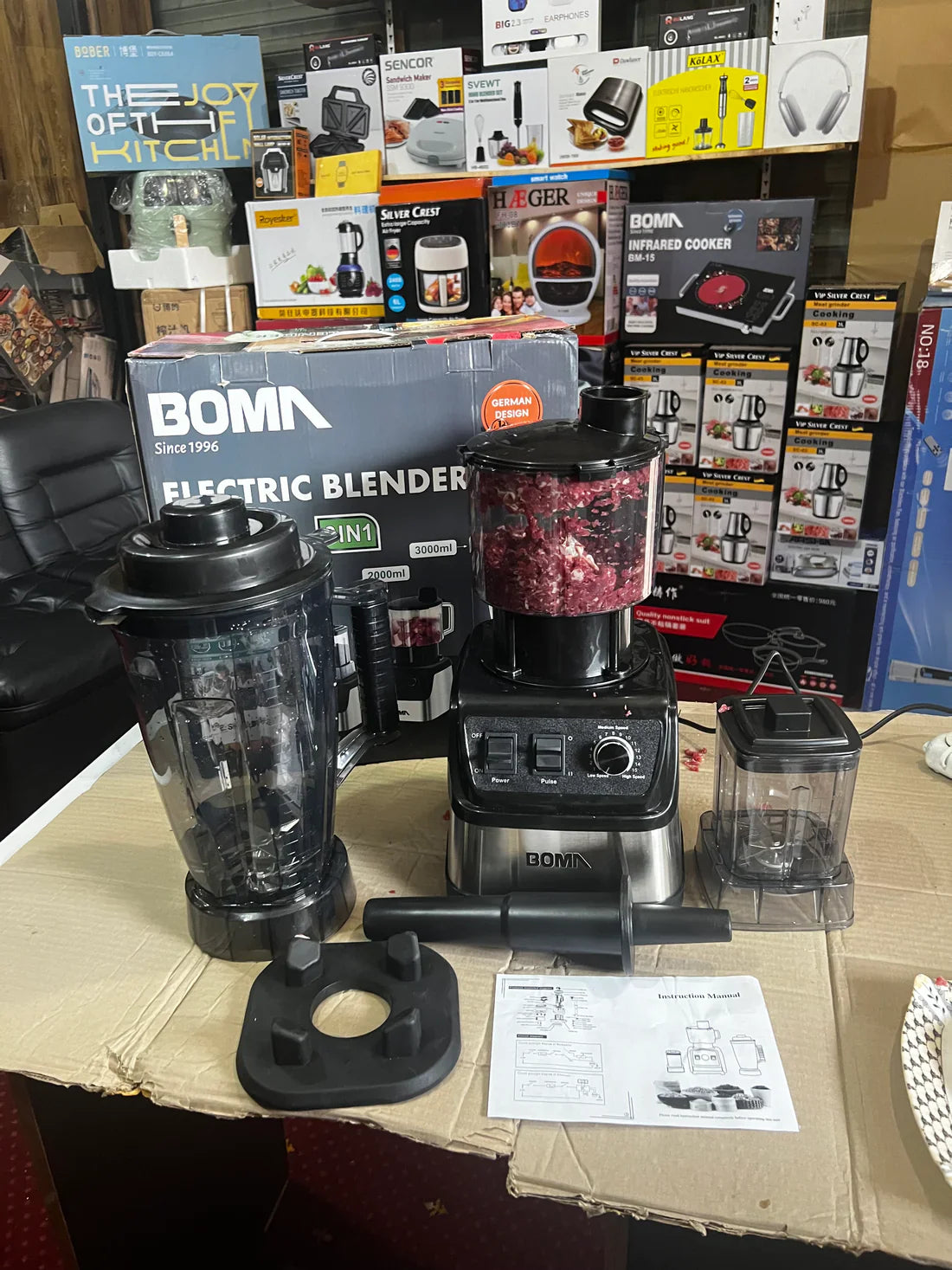 BOMA GERMANY  IMPORTED 3 IN 1  BLENDER&JUICER