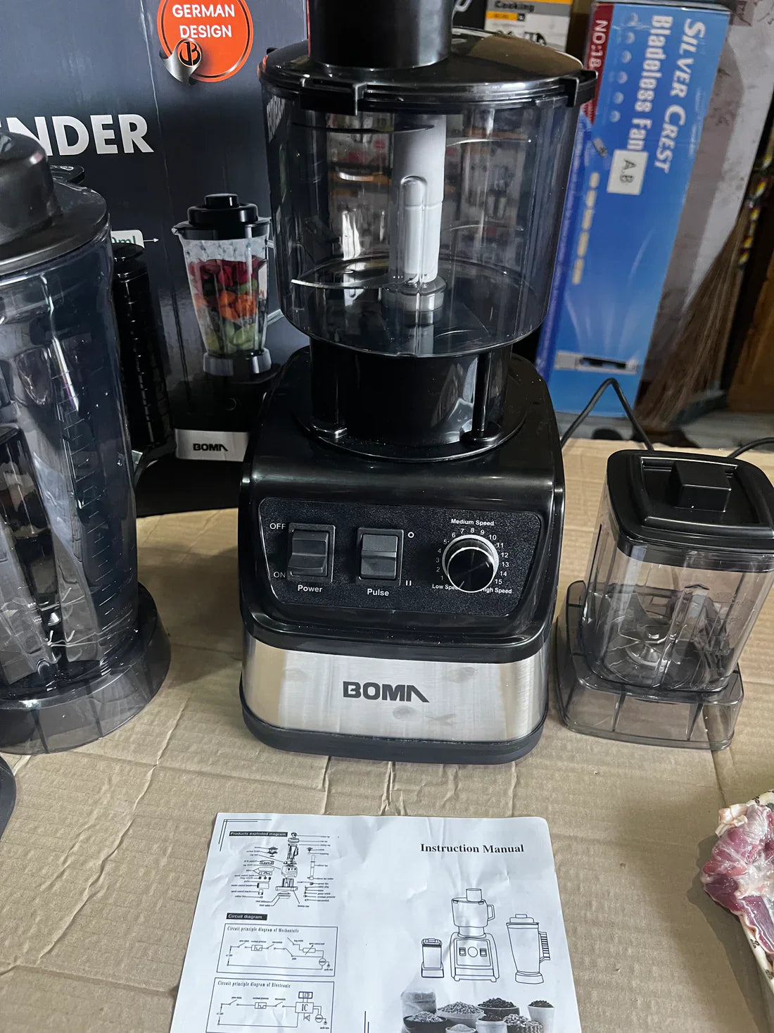 BOMA GERMANY  IMPORTED 3 IN 1  BLENDER&JUICER