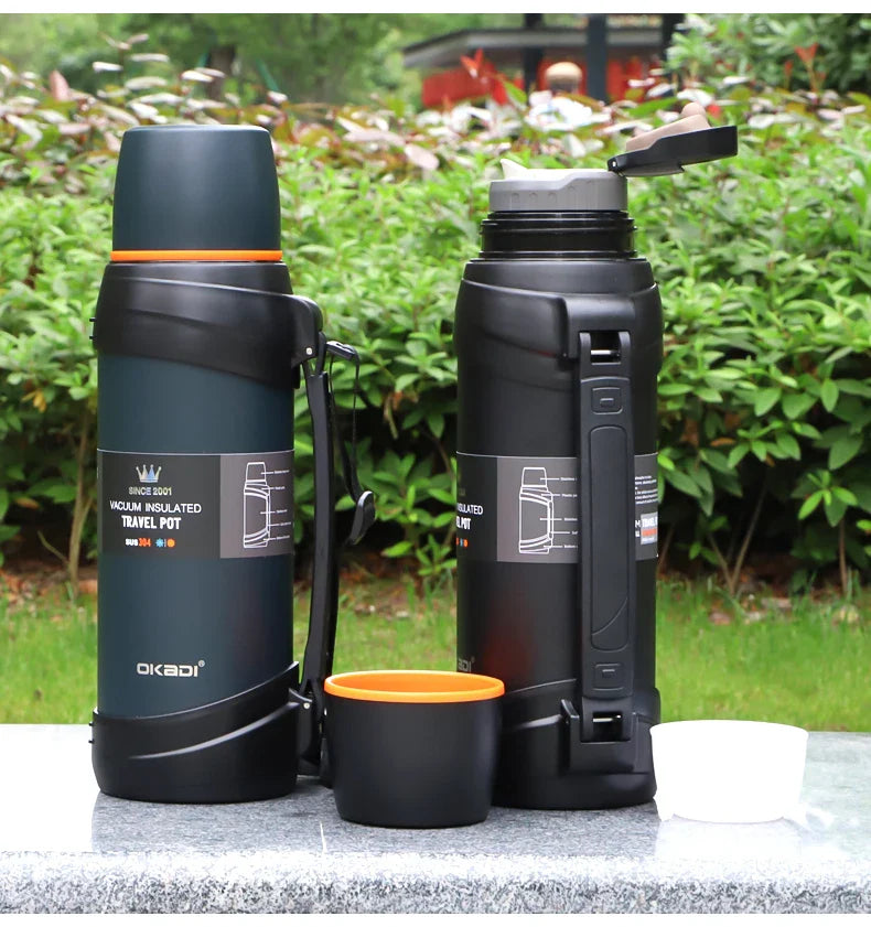 2L/2.5L Imported Travel Thermos Flask | 12 Hours Working