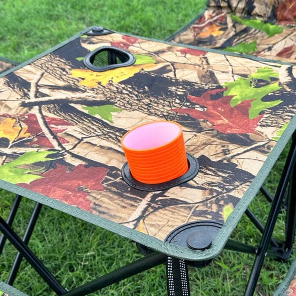 Lot Imported Folding Chair Set with Table