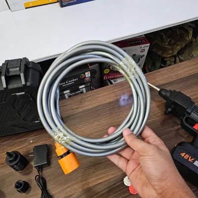 New Cordless Portable High Pressure Electric Car Washer Gun With 21v 2 Rechargeable Battery