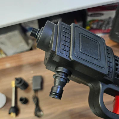New Cordless Portable High Pressure Electric Car Washer Gun With 21v 2 Rechargeable Battery