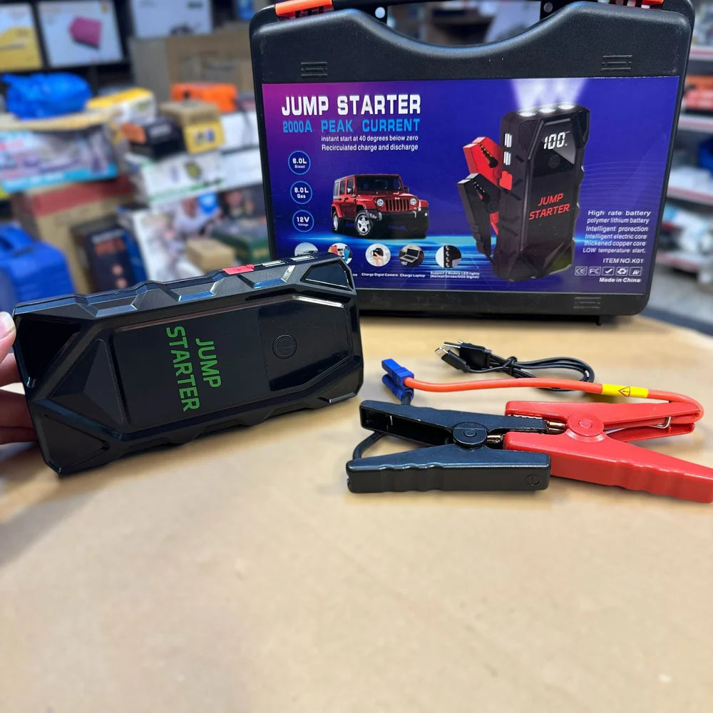 Imported 2-in-1 Car Jump Starter and Tire Inflator