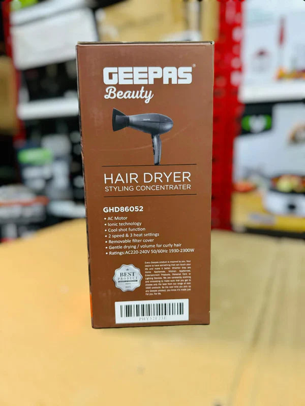 GEEPAS Hair Dryer GHD86052