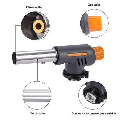 Multi-purpose Gas Torch Auto Ignition+ Butane Gas