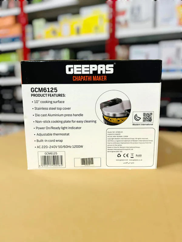 Geepas Chapati Maker GCM6125