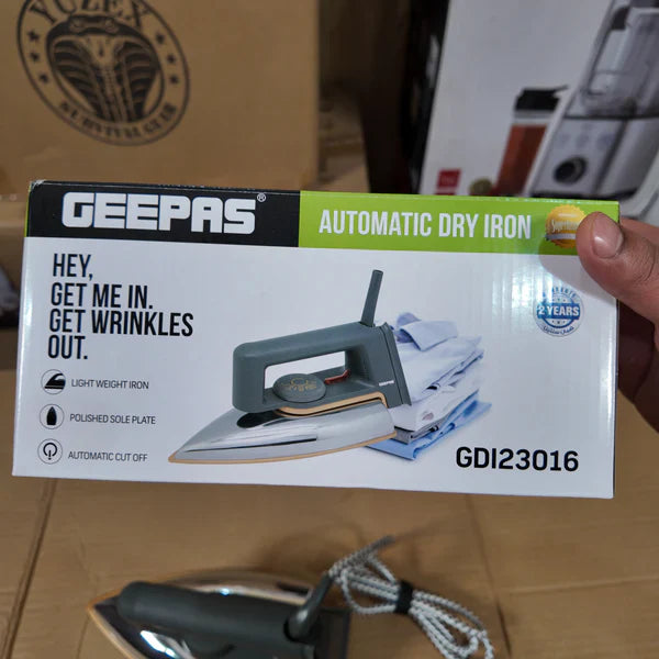 Lot Imported Geepas Automatic Dry Iron GDI23016