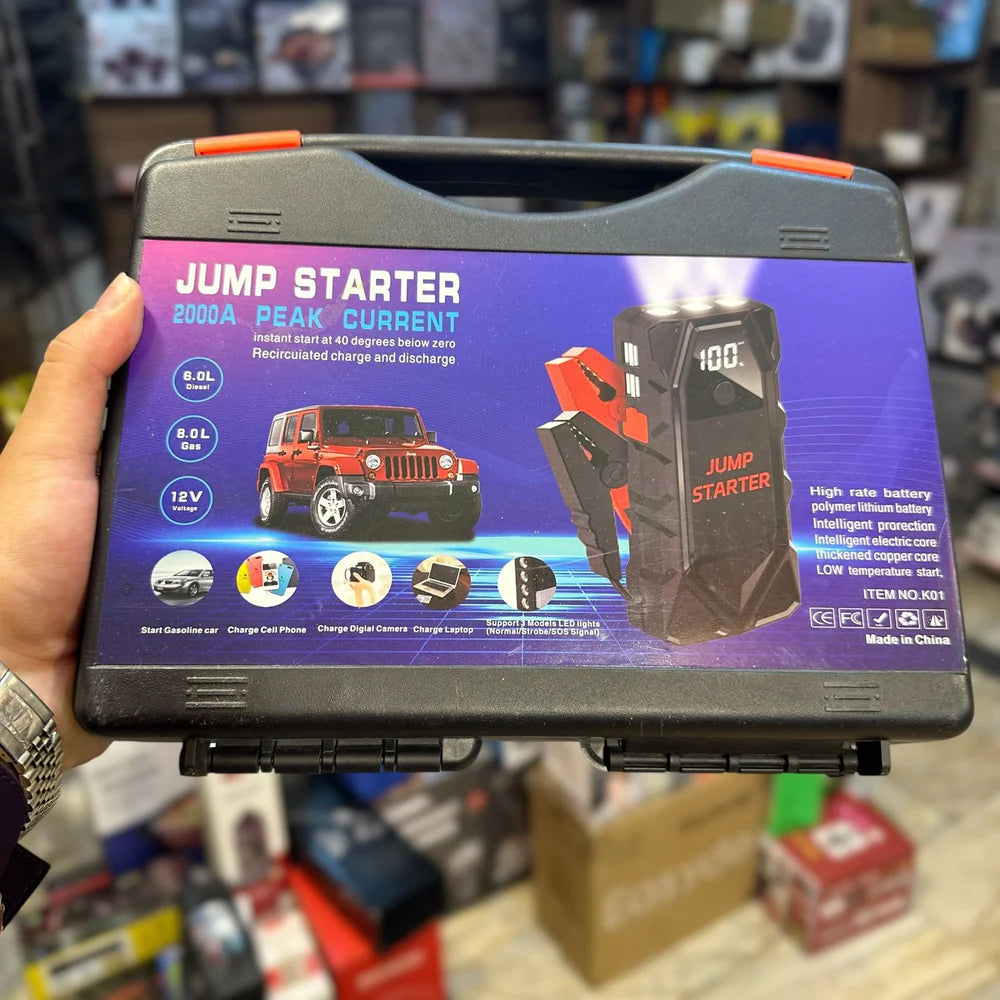 Imported 2-in-1 Car Jump Starter and Tire Inflator
