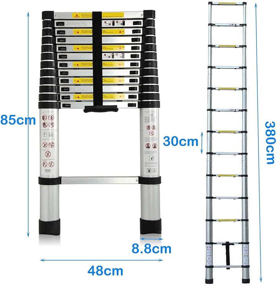 Extendable Foldable Aluminum Ladder
