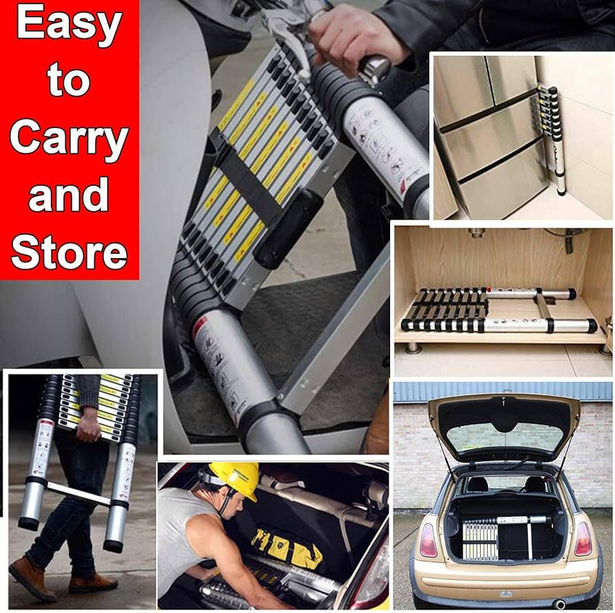 Extendable Foldable Aluminum Ladder