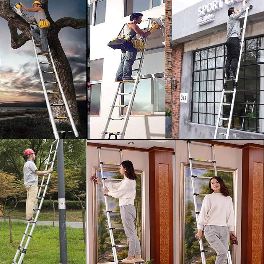 Extendable Foldable Aluminum Ladder