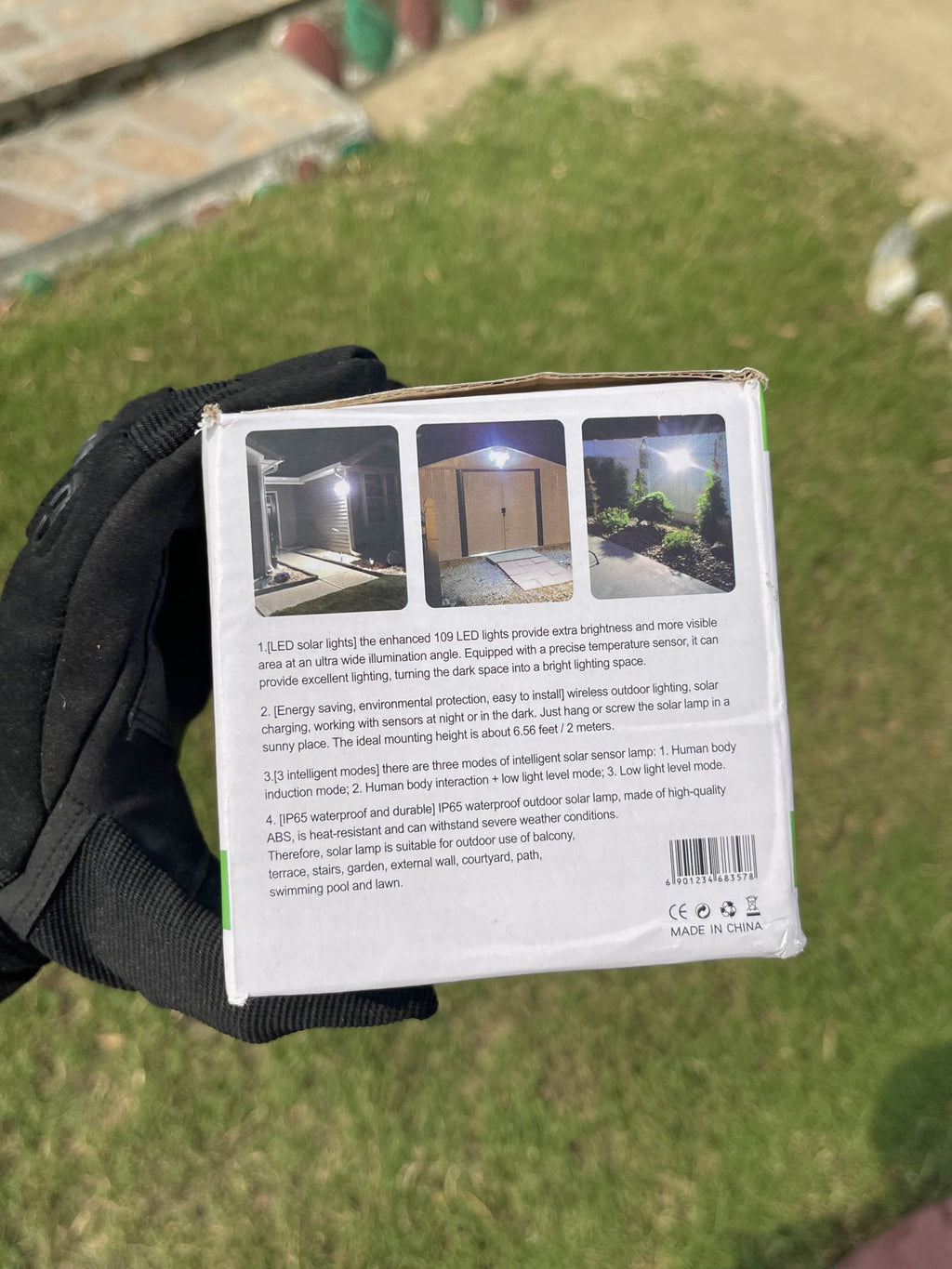 High Quality Simulation Solar Wall Light