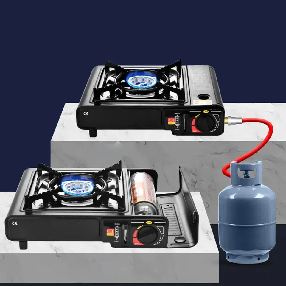 Portable Gas Burner Stove With 1 Gas Bottle